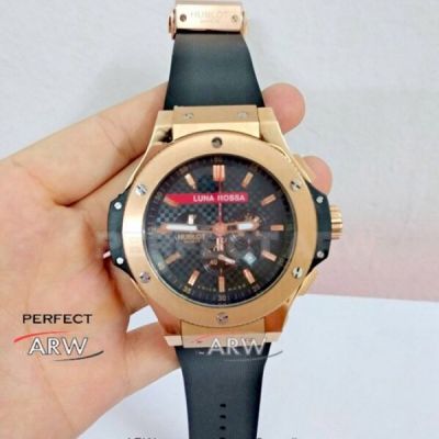 Big Bang Hublot LUNA ROSSA Replica Gold Watch